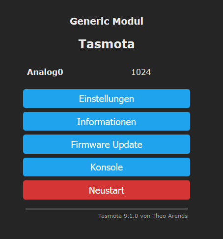 Sensor trocken